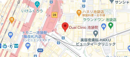 DUAL CLINIC 池袋地図