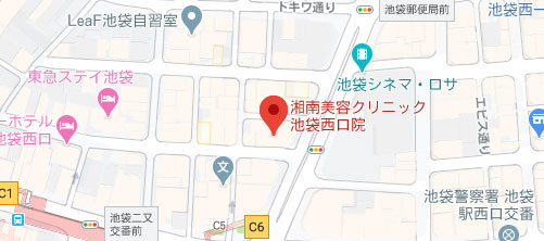 湘南美容クリニック 池袋西口院地図