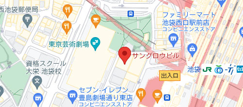 湘南美容クリニック 池袋西口院地図