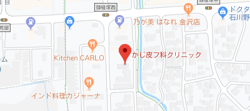 かじ皮フ科クリニック地図