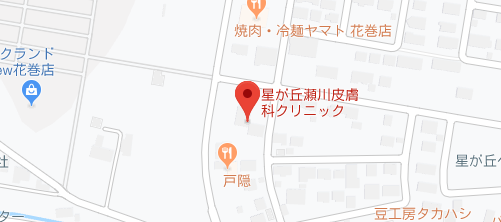 星が丘瀬川皮膚科クリニック地図