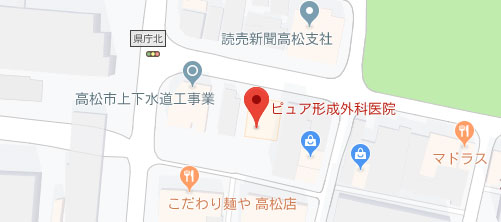 ピュア形成外科医院地図