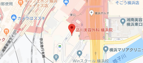 品川美容外科 横浜院地図