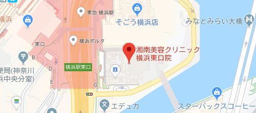 湘南美容クリニック 横浜東口院地図