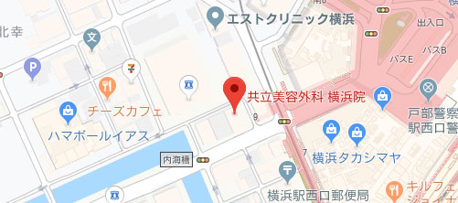 共立美容外科 横浜院地図