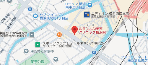 ルラ美容クリニック横浜院地図