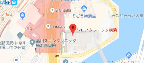 シロノクリニック横浜地図