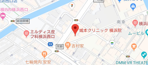 城本クリニック 横浜院地図