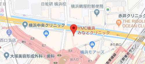 YMC横浜みなとクリニック地図
