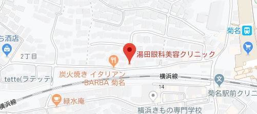 湯田眼科美容クリニック地図