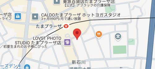 たまプラーザ南口クリニック地図