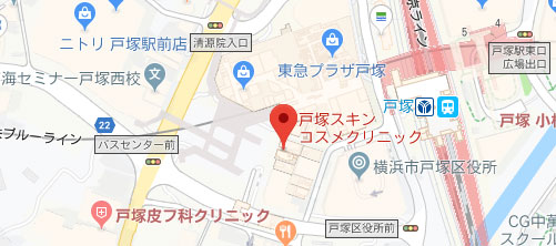 戸塚駅前スキンコスメクリニック地図
