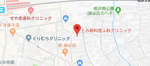 とみ眼科皮ふ科クリニック地図