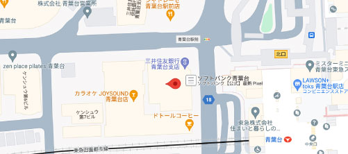 湘南美容クリニック 横浜青葉台院地図