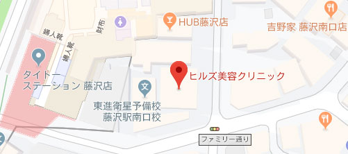 ヒルズ美容クリニック地図