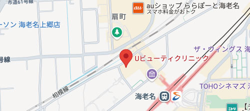 Uビューティクリニック地図