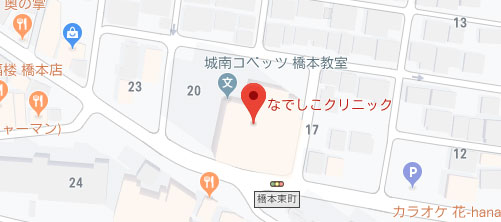 なでしこクリニック地図