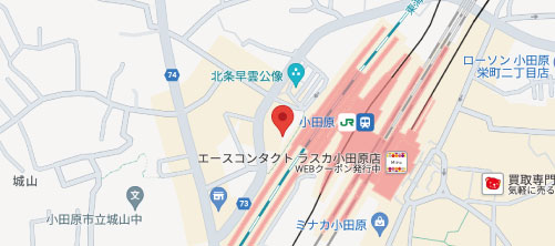 湘南美容クリニック小田原院地図