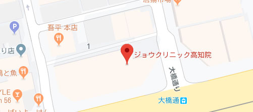 ジョウクリニック 高知院地図