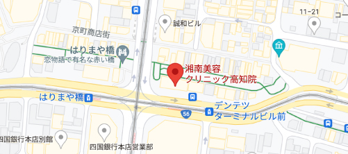 湘南美容クリニック 高知院地図
