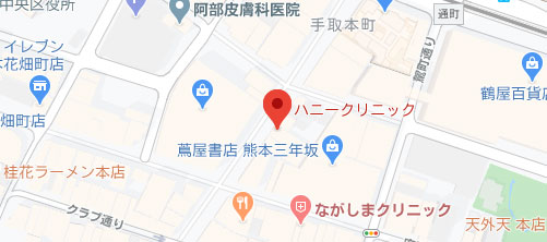 ハニークリニック地図