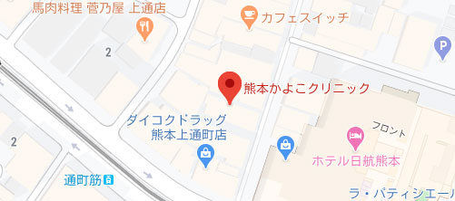 熊本かよこクリニック地図