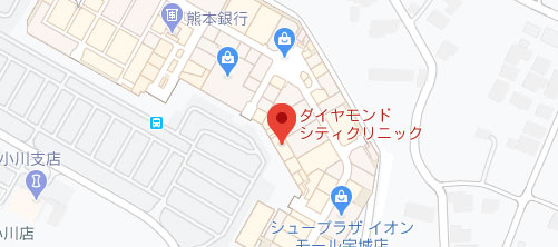 ダイヤモンドシティクリニック地図