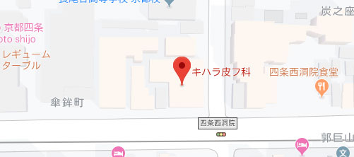 キハラ皮フ科地図