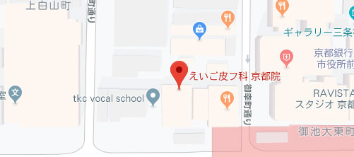 えいご皮フ科 京都院地図