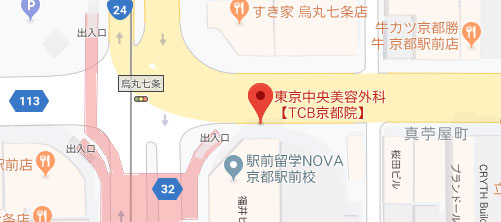 烏丸御池ビューティークリニック地図