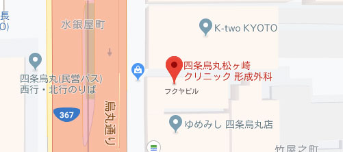 四条烏丸 松ヶ崎クリニック 地図