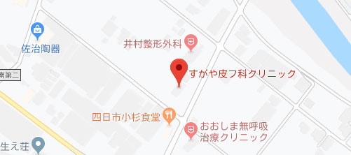 すがや皮フ科クリニック地図