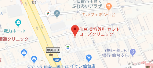 セントローズクリニック仙台地図