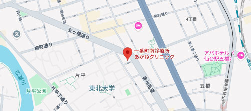 あかねクリニック地図