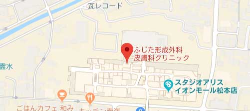ふじた形成外科･皮膚科クリニック地図