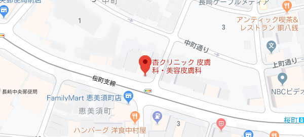 杏クリニック地図