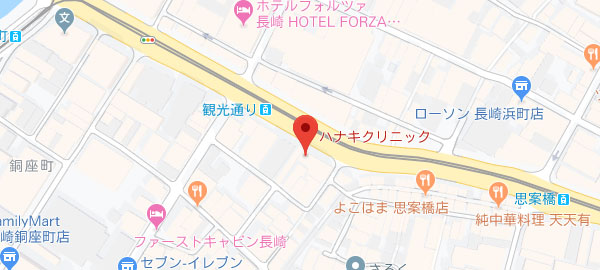 ハナキクリニック地図