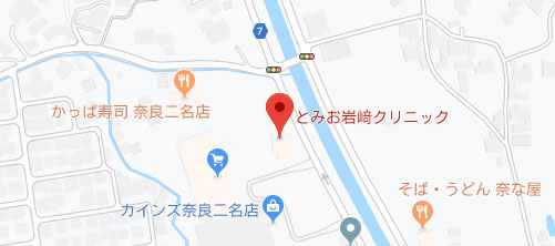 とみお岩崎クリニック地図