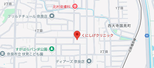くにしげクリニック地図
