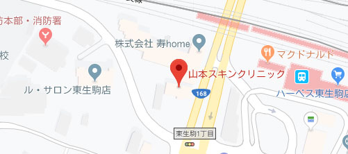 山本スキンクリニック地図