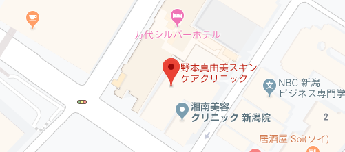 野本真由美スキンケアクリニック地図