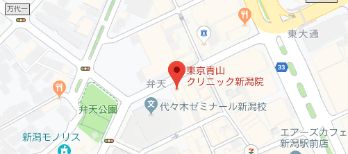 東京青山クリニック新潟院地図