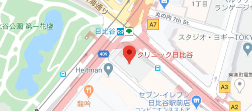 クリニック日比谷地図