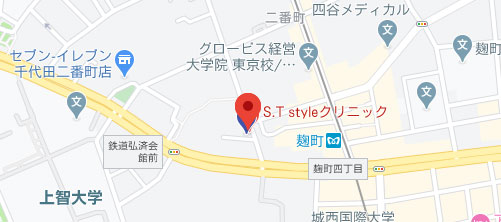 S.T style クリニック地図