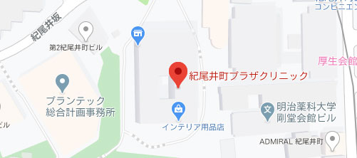 紀尾井町プラザクリニック地図