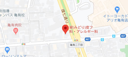 翠皮フ科・アレルギー科地図