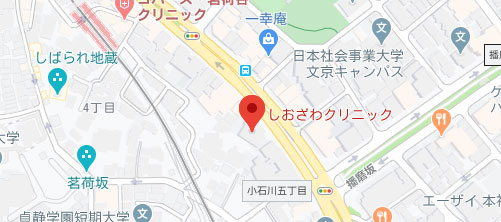 しおざわクリニック地図