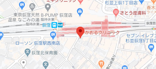 かおるクリニック地図
