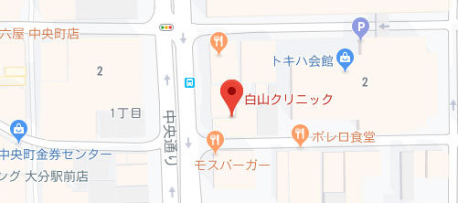 白山クリニック地図