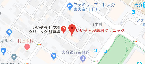 いいそらヒフ科クリニック地図